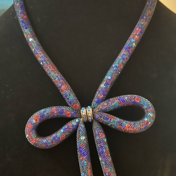 Betsey Johnson Jewelry - Betsey Johnson Colorful Bow Necklace